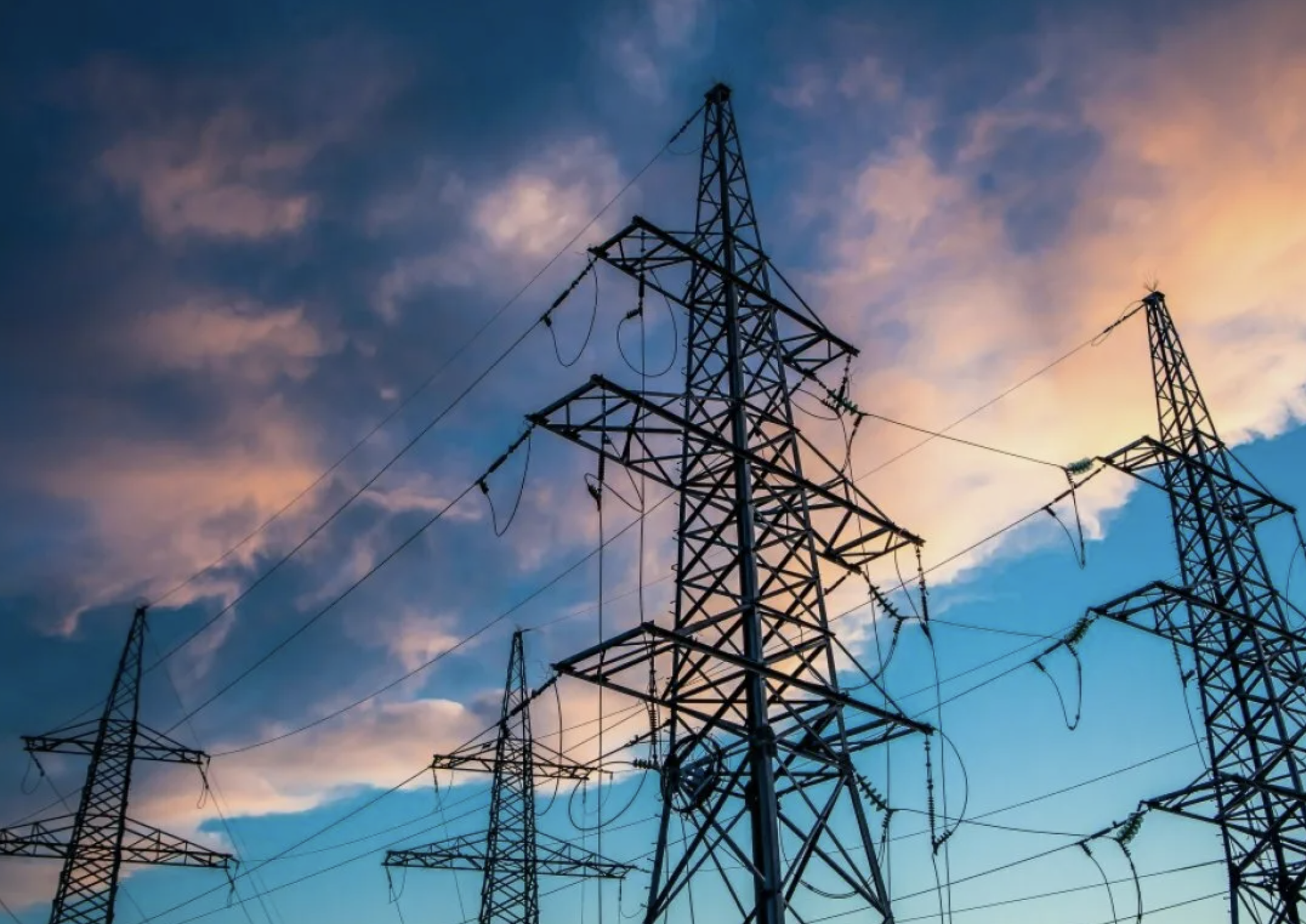 Вышки линий электропередач